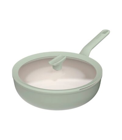 Wok antiadherente con tapa Balance Sage 28cm