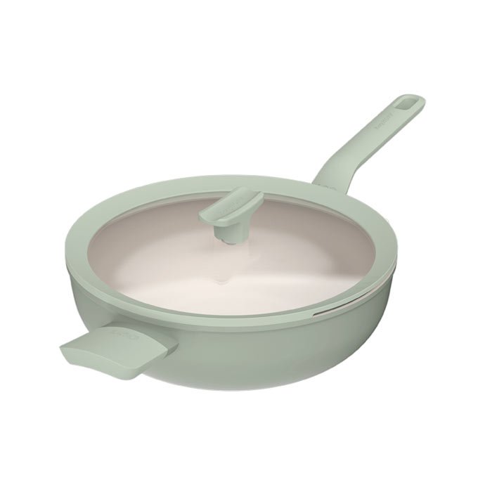 Wok antiadherente con tapa Balance Sage 32cm