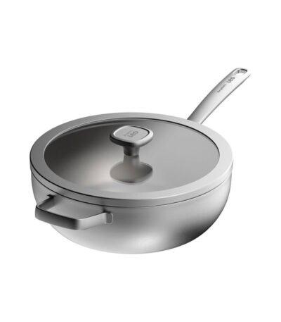 Wok con tapa Graphite Acero Inoxidable 28cm